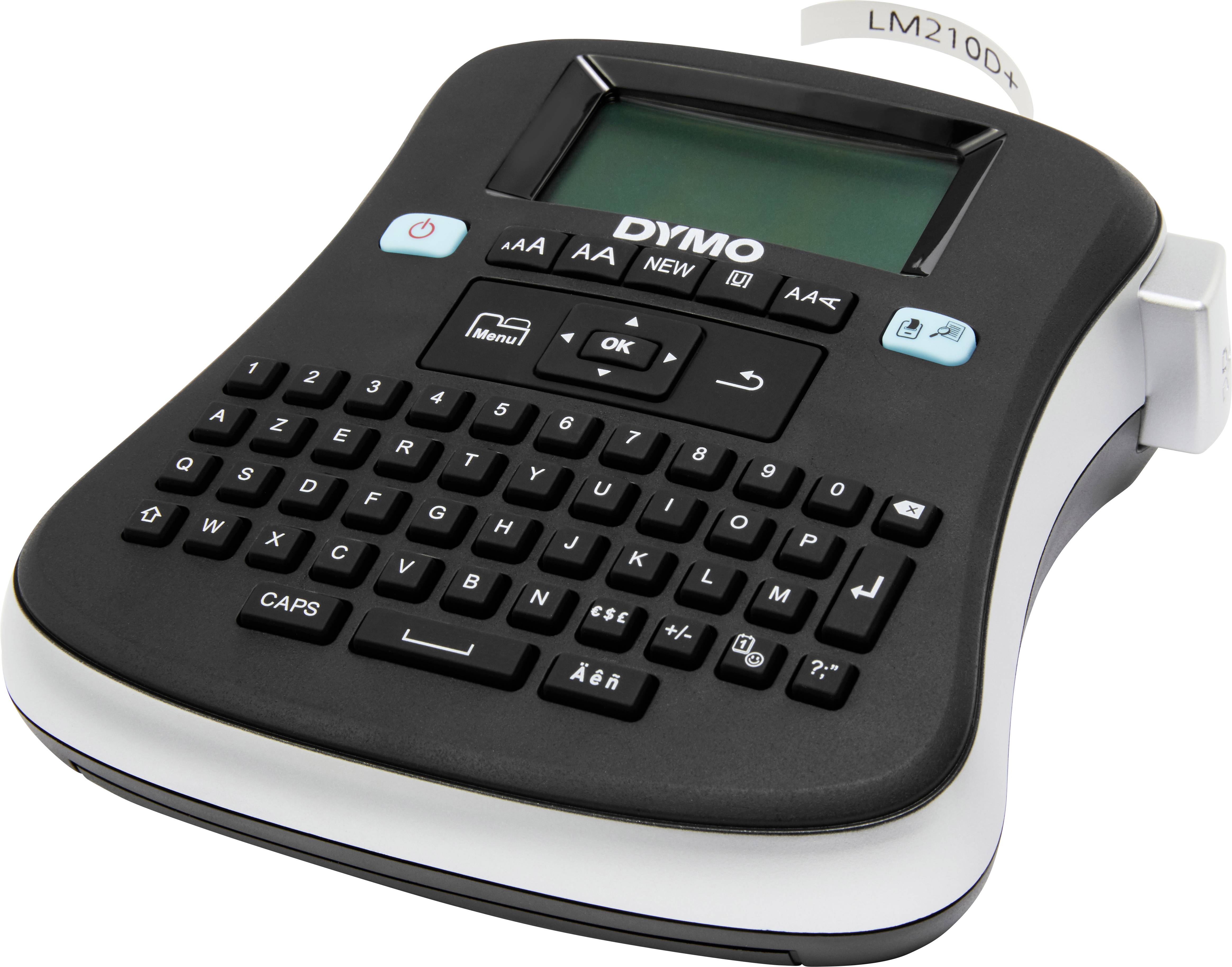 DYMO 210D+ / FR-BE-CH Beschriftungsgerät Geeignet für Schriftband: D1 6 mm, 9 mm, 12 mm