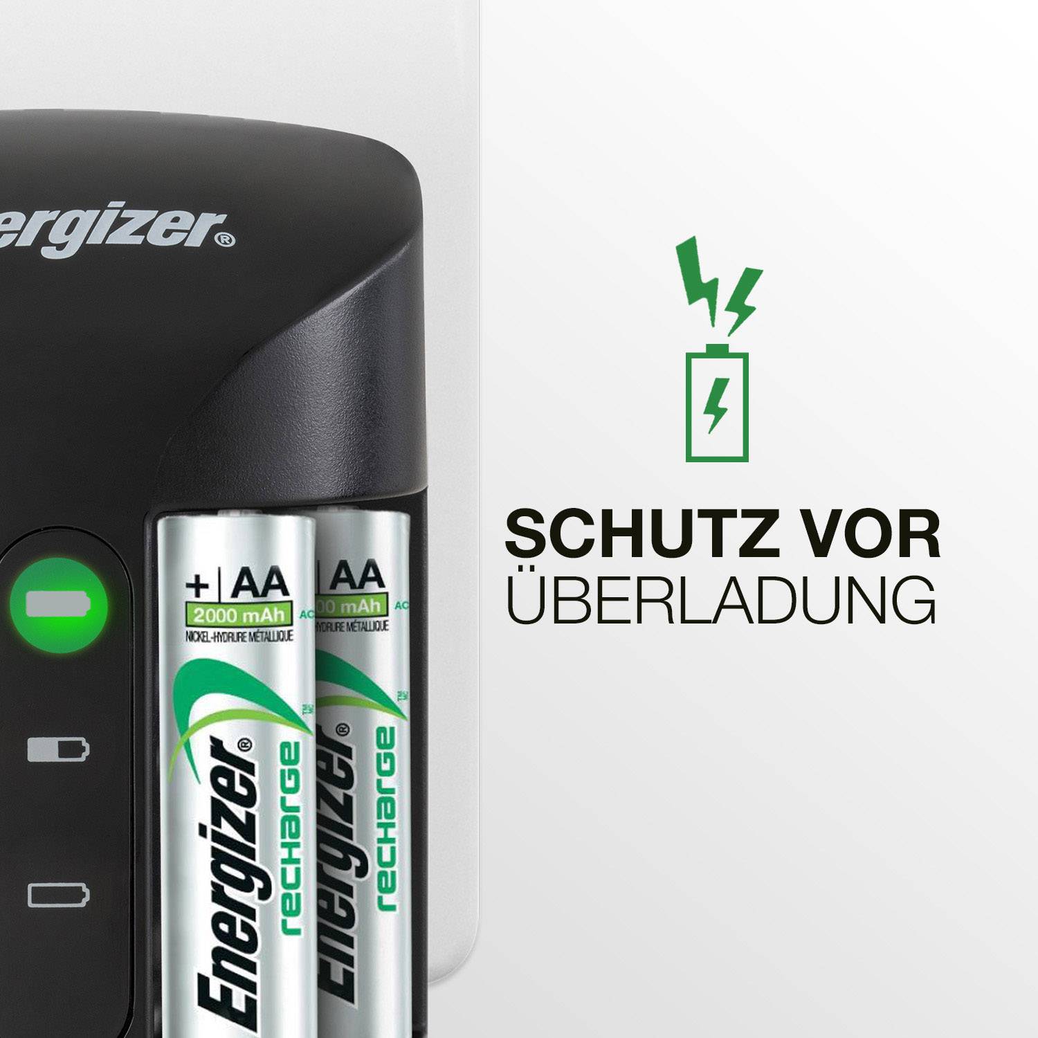 Energizer Pro Charger CHPRO Rundzellen-Ladegerät NiMH Micro (AAA), Mignon (AA)