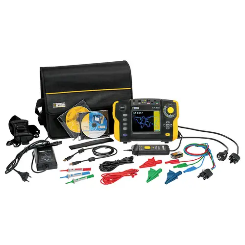 Chauvin Arnoux C.A 6116N + Software Dataview Installationstester-Set VDE-Norm 0100, 0105, 0413 Chauvin Arnoux C.A 6116N + Software Dataview Installationstester-Set VDE-Norm 0100, 0105, 0413