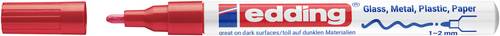 Edding 751 4-751-9-002 Lackmarker Rot 1 mm, 2 mm