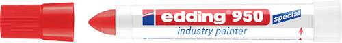 Edding 950 industry painter 4-950002 Industriemarker Rot wasserfest: Ja