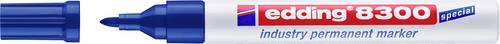 Edding 8300 industry permanent marker 4-8300003 Permanentmarker Blau wasserfest: Ja