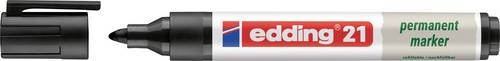 Edding 21 permanent marker EcoLine 4-21001 Permanentmarker Schwarz wasserfest: Ja