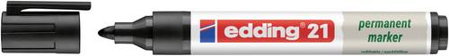 Edding 21 permanent marker EcoLine 4-21001 Permanentmarker Schwarz wasserfest: Ja