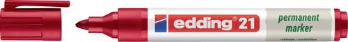 Edding 21 permanent marker EcoLine 4-21002 Permanentmarker Rot wasserfest: Ja