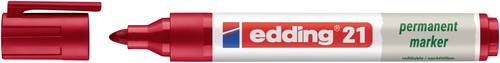Edding 21 permanent marker EcoLine 4-21002 Permanentmarker Rot wasserfest: Ja