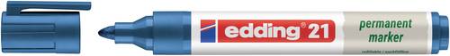 Edding 21 permanent marker EcoLine 4-21003 Permanentmarker Blau wasserfest: Ja