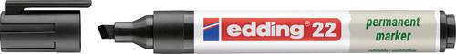 Edding 22 permanent marker EcoLine 4-22001 Permanentmarker Schwarz wasserfest: Ja