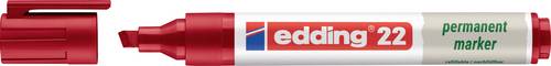 Edding 22 permanent marker EcoLine 4-22002 Permanentmarker Rot wasserfest: Ja