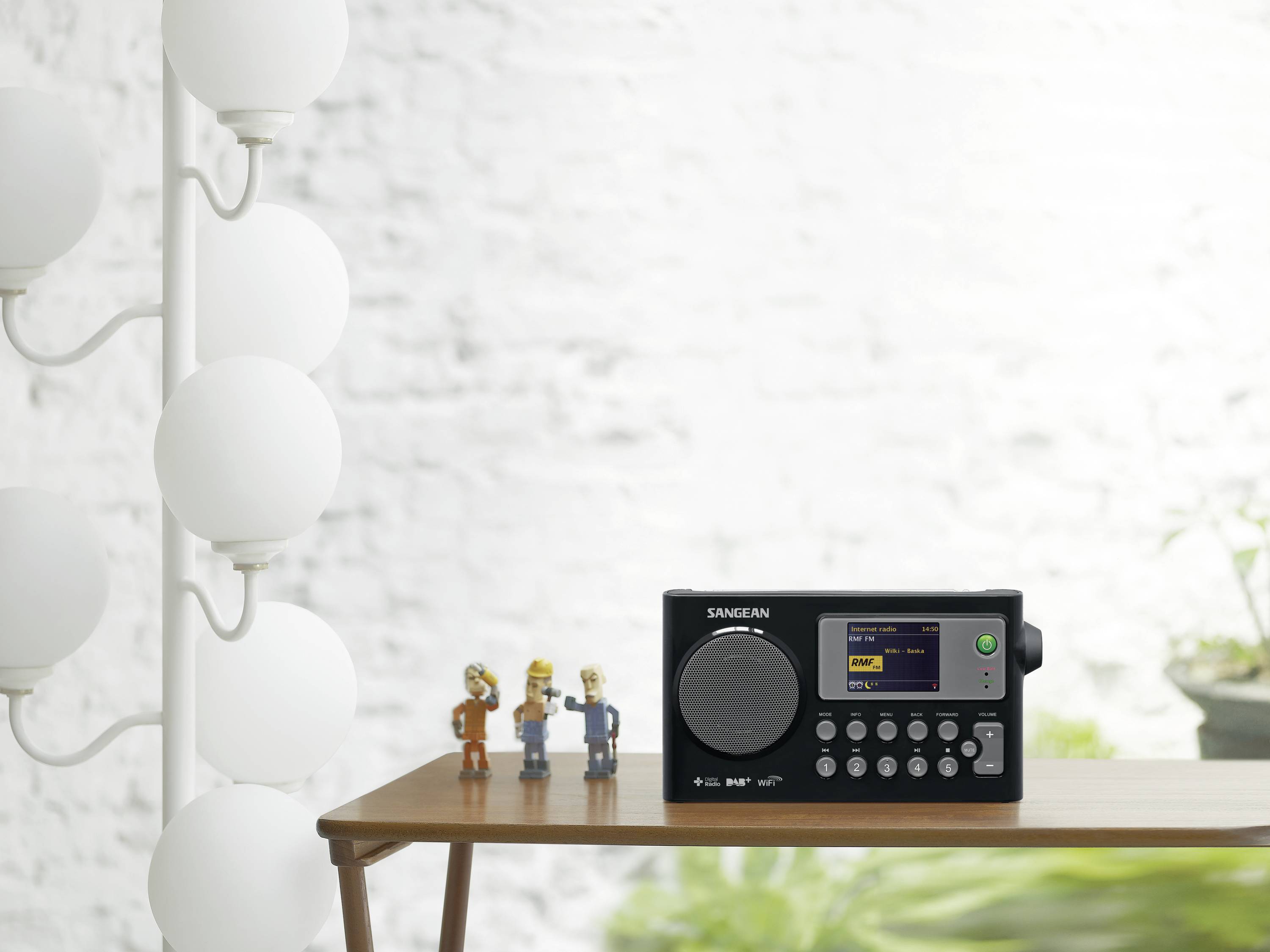 Sangean WFR-27 C Internet Kofferradio DAB+, UKW, Internet Internetradio Akku-Ladefunktion Schwarz