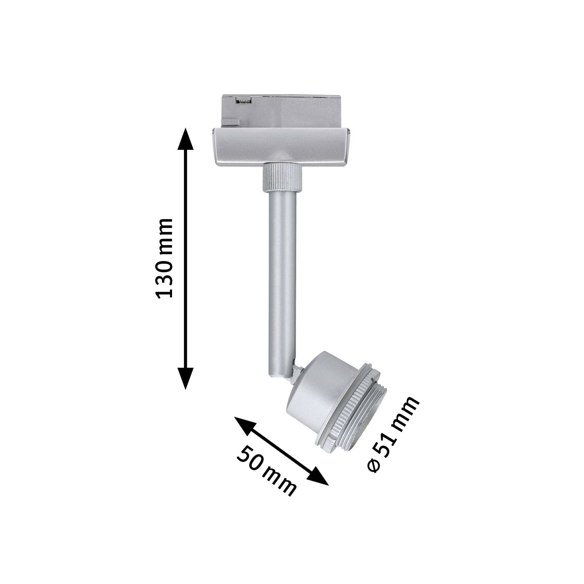 Paulmann DecoSystems Hochvolt-Schienensystem-Leuchte URail GZ10 3.5W LED Chrom (matt)