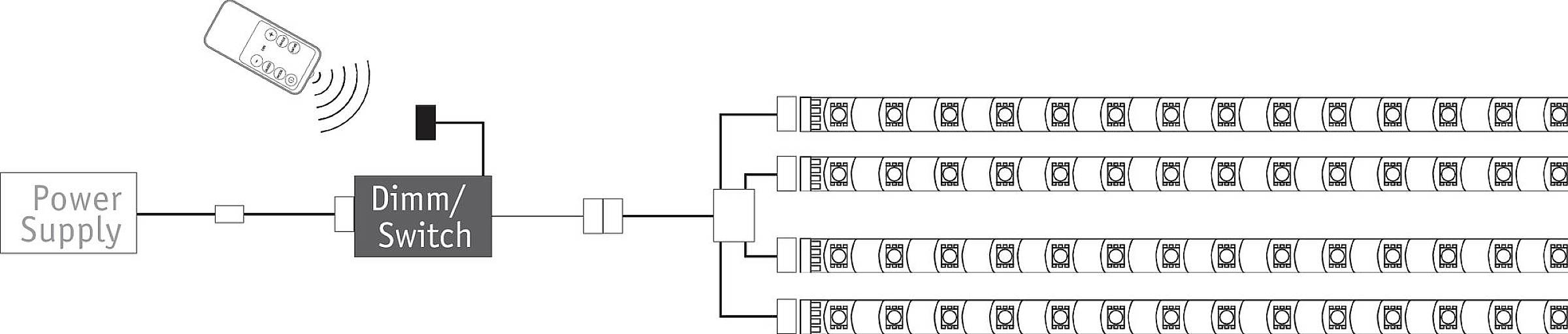 Paulmann 70461 Controller Kunststoff (L x B x H) 6.3 x 3.5 x 2.2cm 1St.