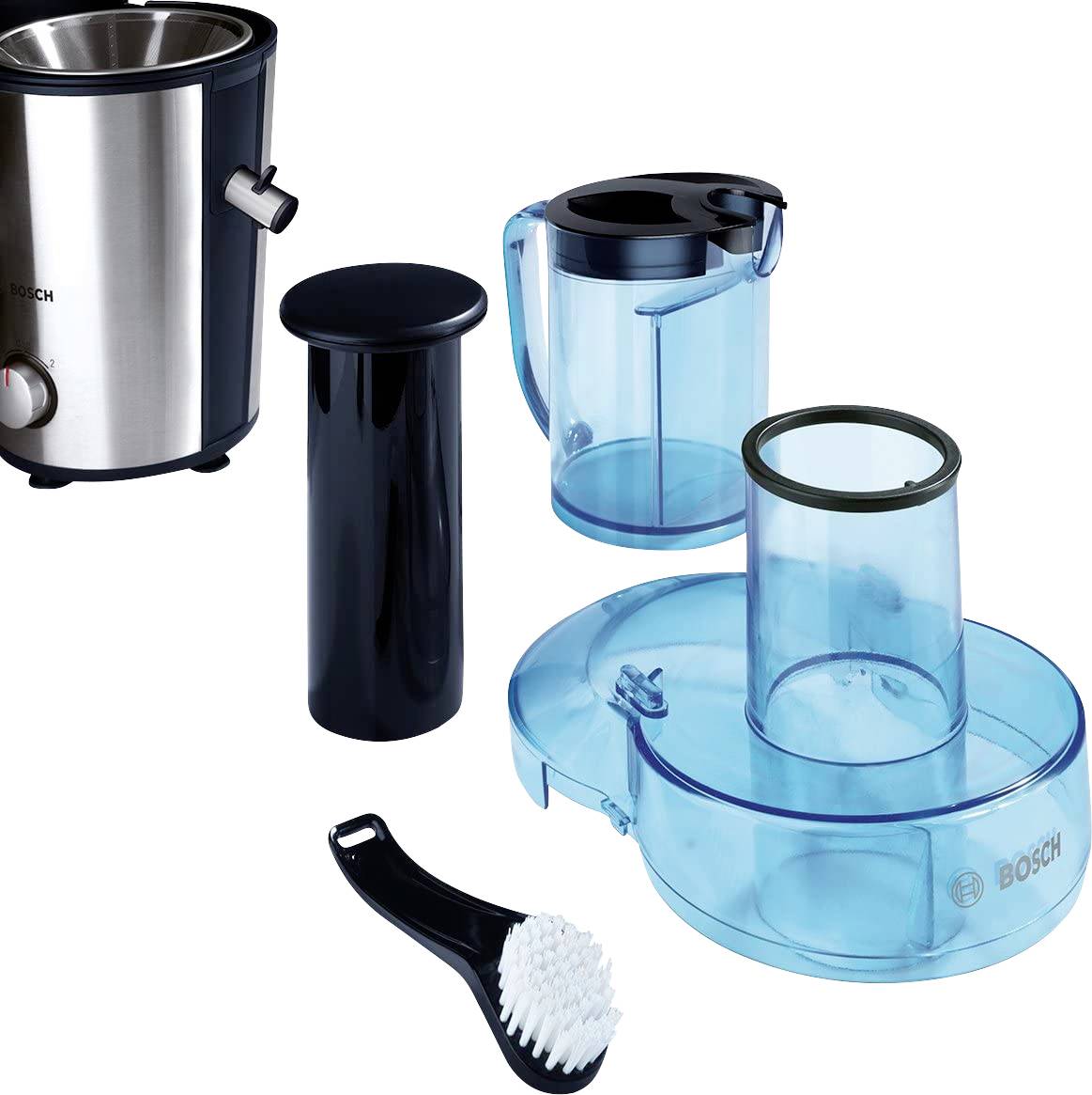 Bosch Entsafter MES3500 700 W Edelstahl, Schwarz