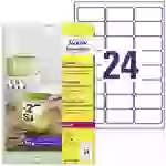 Avery-Zweckform L4773REV-20 Folien-Etiketten 63.5 x 33.9mm Polyester-Folie Weiß 480 St. Wiederablösbar Farblaserdrucker Avery-Zweckform L4773REV-20 Folien-Etiketten 63.5 x 33.9mm Polyester-Folie Weiß 480 St. Wiederablösbar Farblaserdrucker