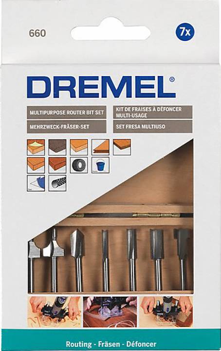 Dremel 26150660JA Frässet HSS Schaftdurchmesser 3.2 mm