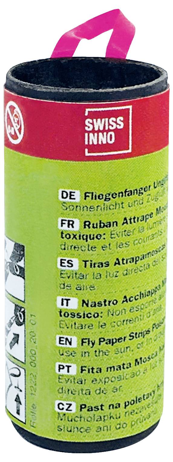 Swissinno Classic 1 222 000 Fliegenfalle Klebefolie, Lockstoff 4St.