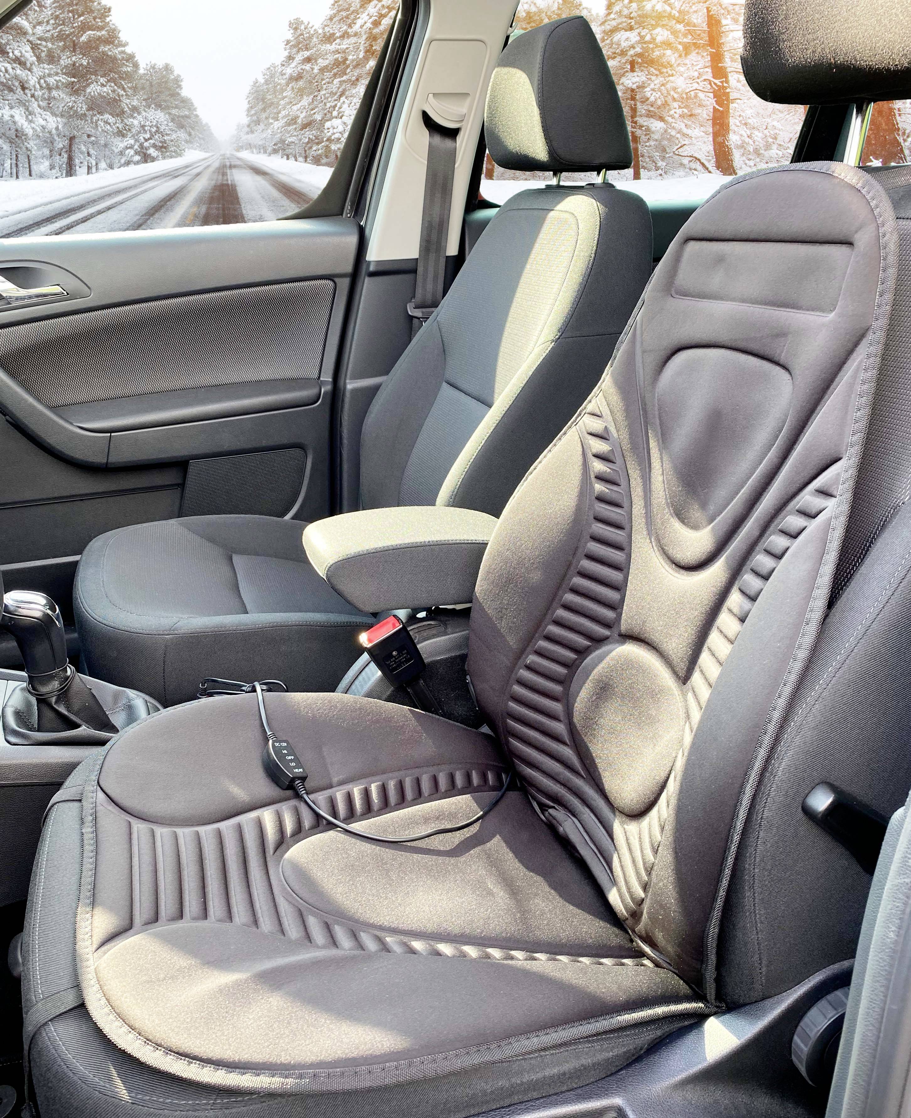 HP Autozubehör Beheizbare Sitzauflage 12V 2 Heizstufen 19175 Schwarz