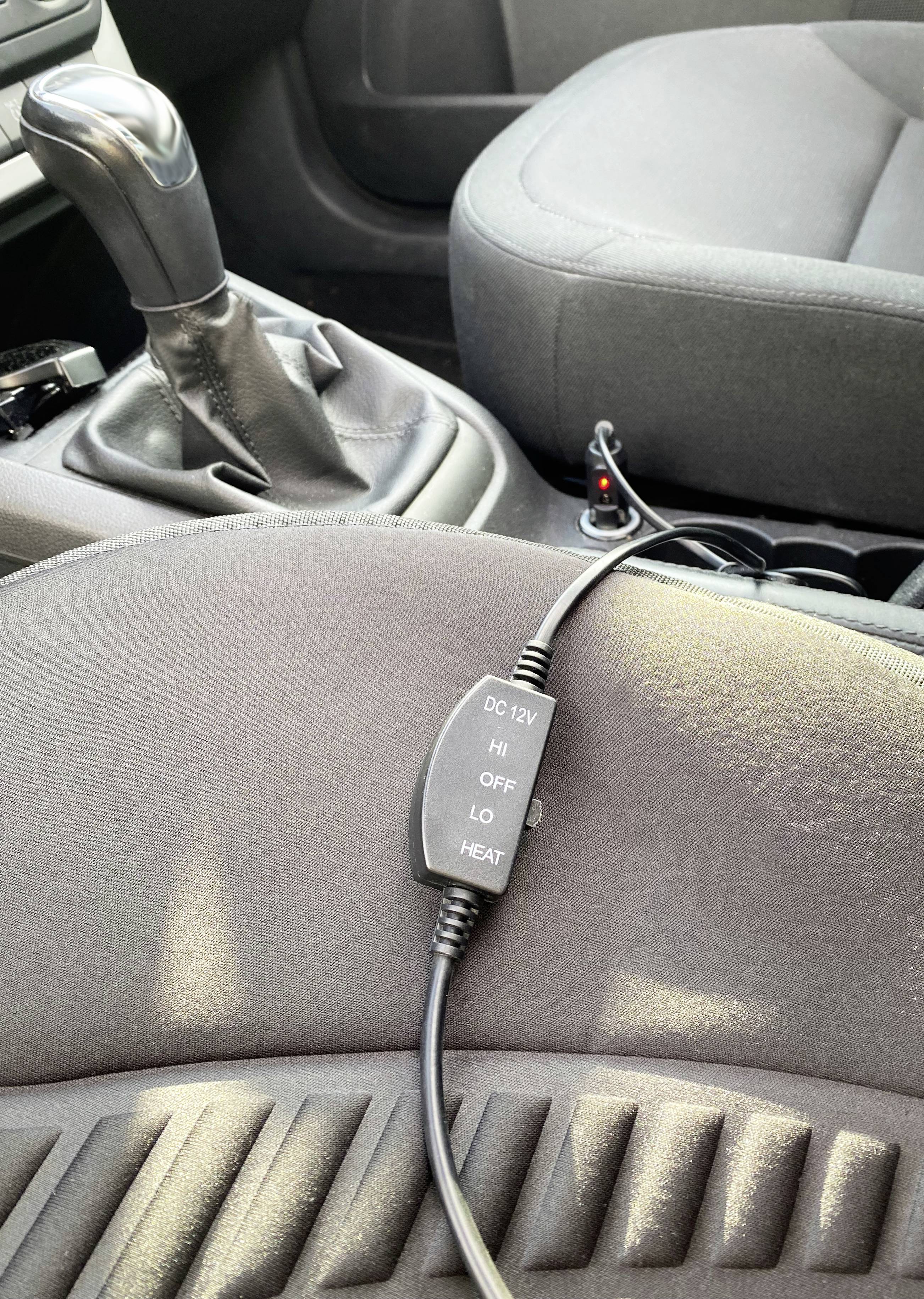 HP Autozubehör Beheizbare Sitzauflage 12V 2 Heizstufen 19175 Schwarz