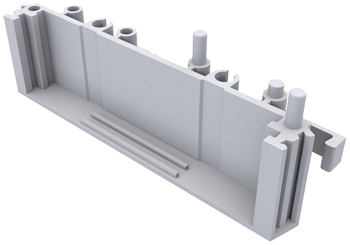 Camdenboss CIME/M/SEF2250 Platinenhalter Endteil erweiterbar, mit Standfuß (L x B) 22.50 mm x 72 mm 1 St.