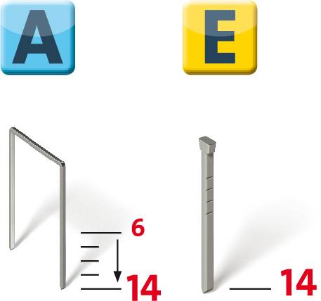 Novus Tools J 214 110021263 Akkutacker Klammerntyp Typ 53 Klammernlänge 6 - 14 mm inkl. Koffer, inkl. Akku