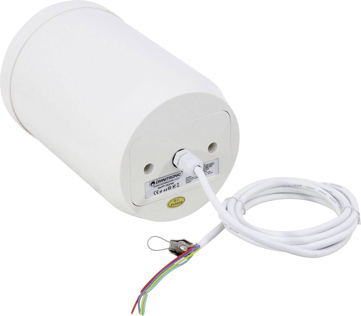 Omnitronic WP-10W ELA-Deckenlautsprecher 10W Weiß 1St.