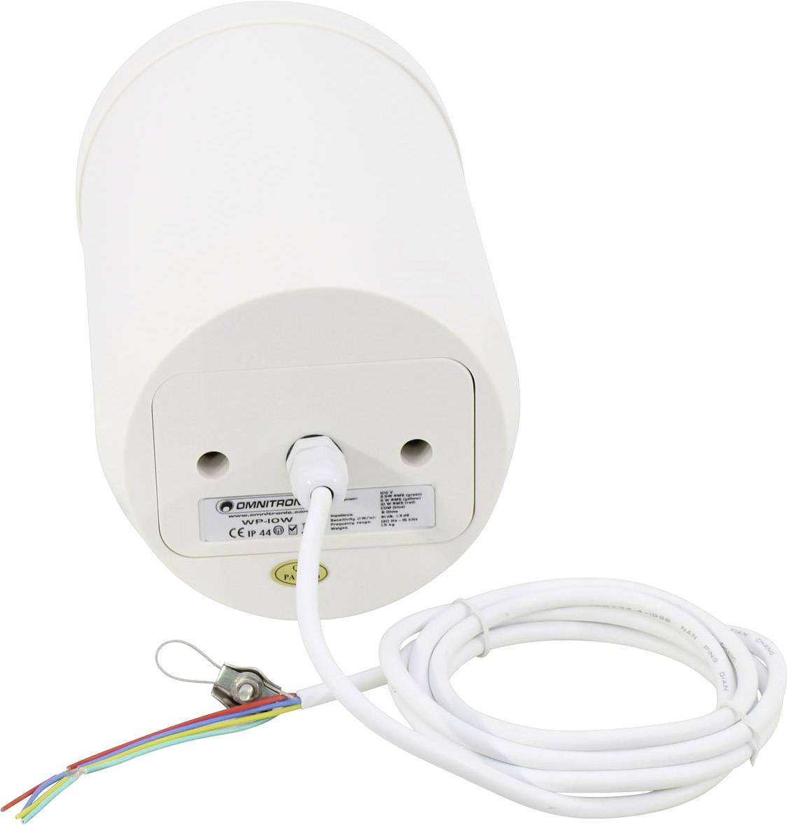 Omnitronic WP-10W ELA-Deckenlautsprecher 10 W Weiß 1 St.