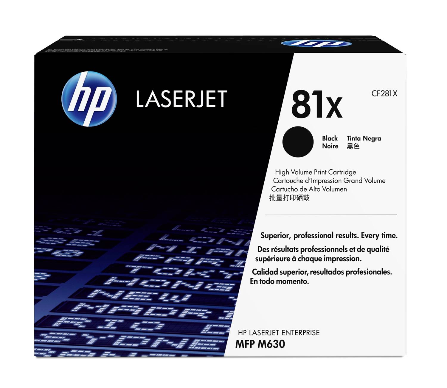 HP Toner 81X Original Schwarz 25000 Seiten CF281X