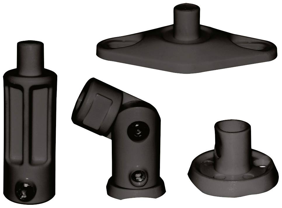 Neomounts SPEAKER-W100BLACK Lautsprecher-Deckenhalterung Neigbar Boden-/Deckenabstand (max.): 14.2 cm Schwarz 1 St.