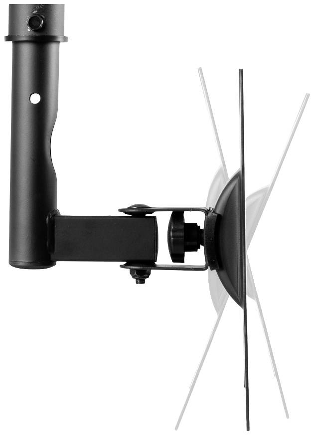 Neomounts FPMA-C060BLACK TV-Deckenhalterung Höhenverstellbar 25,4 cm (10") - 101,6 cm (40") Neigbar+Schwenkbar