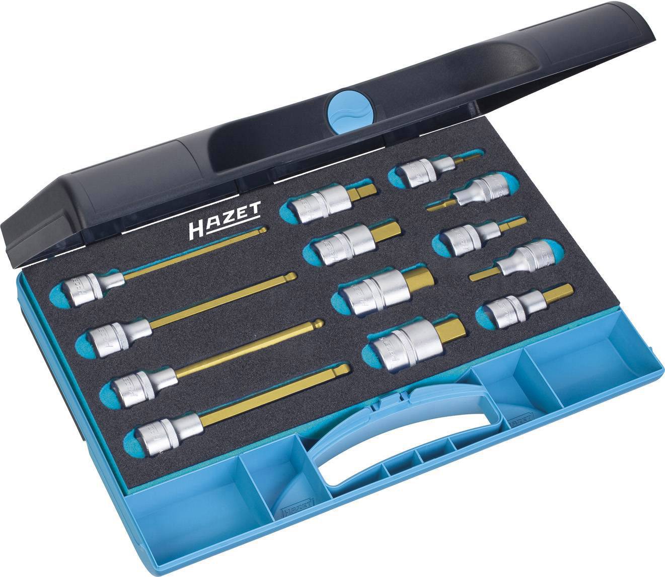 Hazet Steckschlüssel-Bit-Einsatz-Set 1/2" (12.5 mm) 13teilig 986/13