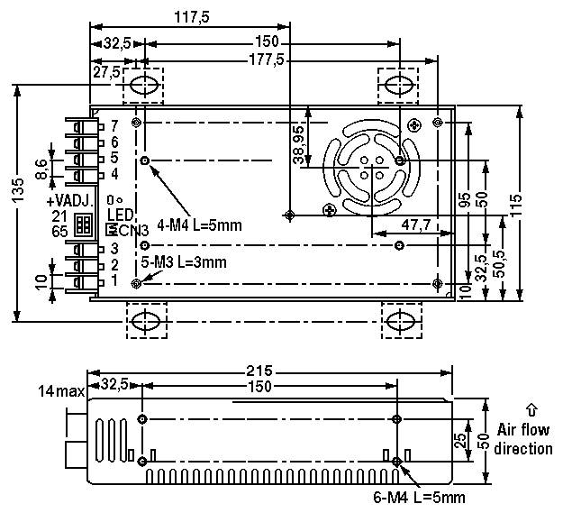 Mean Well SD-500L-24 DC/DC-Wandler 504W Anzahl Ausgänge: 1 x Inhalt 1St.