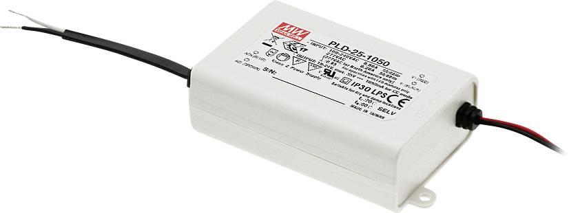 Mean Well MW PLD-25-700 LED-Treiber Konstantstrom 25 W 0.7 A 24 - 36 V/DC nicht dimmbar 1 St.