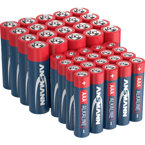 Ansmann Battery set AAA, AA 40 pc(s)
