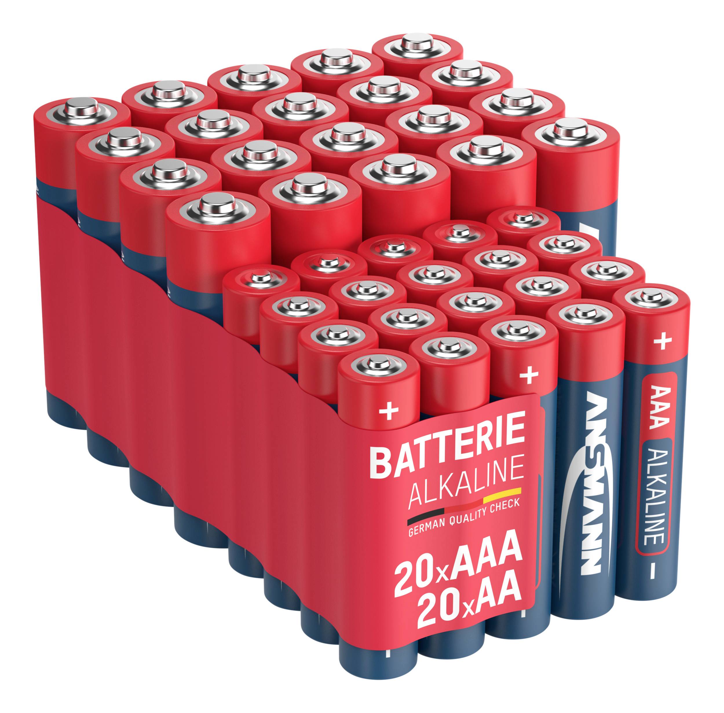 Ansmann Batterie-Set Micro, Mignon 40St.