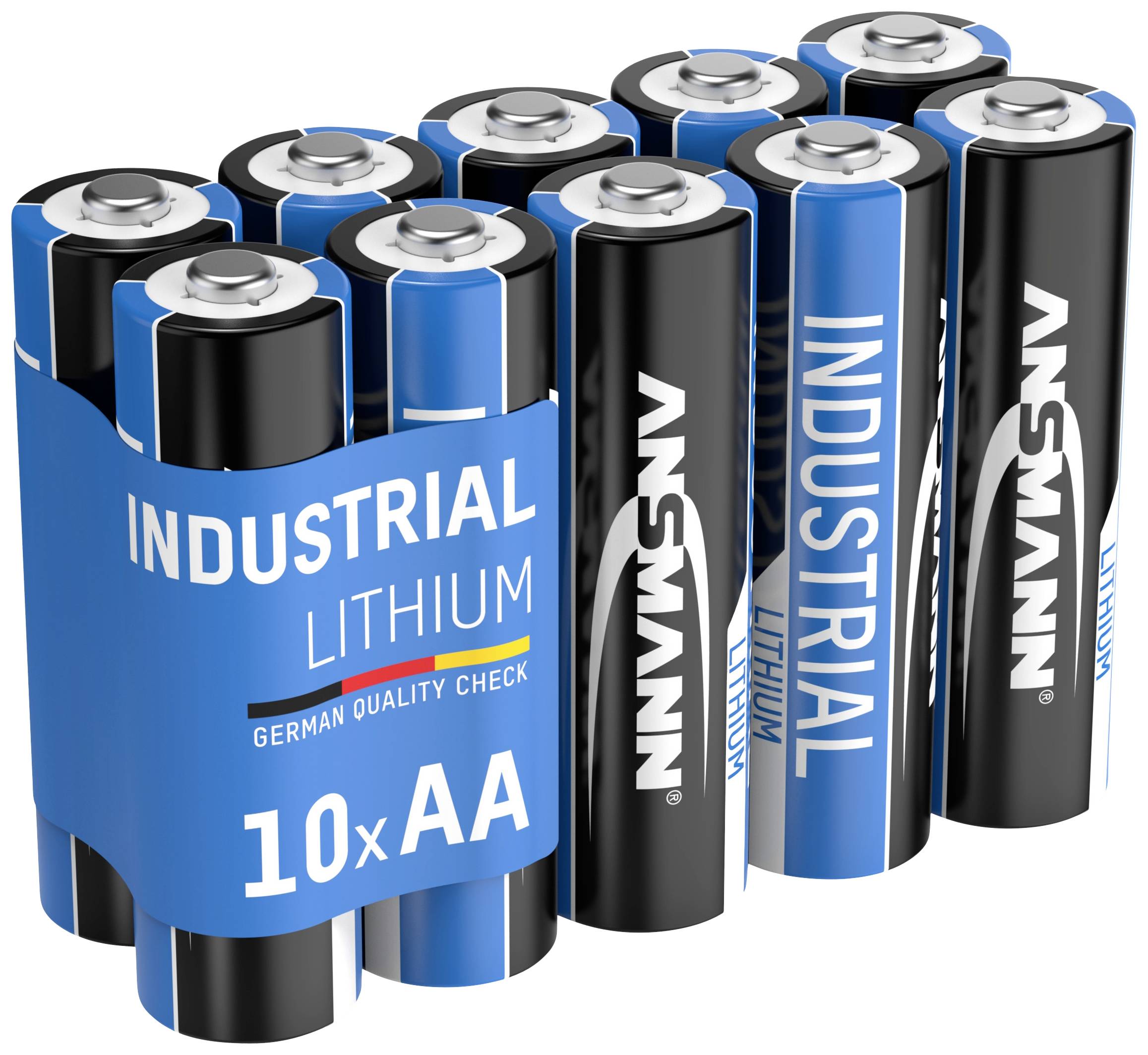 Ansmann Lithium Industrial FR6 Mignon (AA)-Batterie Lithium 3000 mAh 1.5V 10St.
