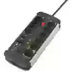 Renkforce 1015A-CMB-SXMS Master/Slave-Steckdosenleiste 10fach Schwarz, Aluminium Schutzkontakt 1St. Renkforce 1015A-CMB-SXMS Master/Slave-Steckdosenleiste 10fach Schwarz, Aluminium Schutzkontakt 1St.