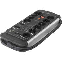 Renkforce 1015A-CMB-SXMS Master/Slave-Steckdosenleiste 10fach Schwarz, Aluminium Schutzkontakt 1St. Renkforce 1015A-CMB-SXMS Master/Slave-Steckdosenleiste 10fach Schwarz, Aluminium Schutzkontakt 1St.