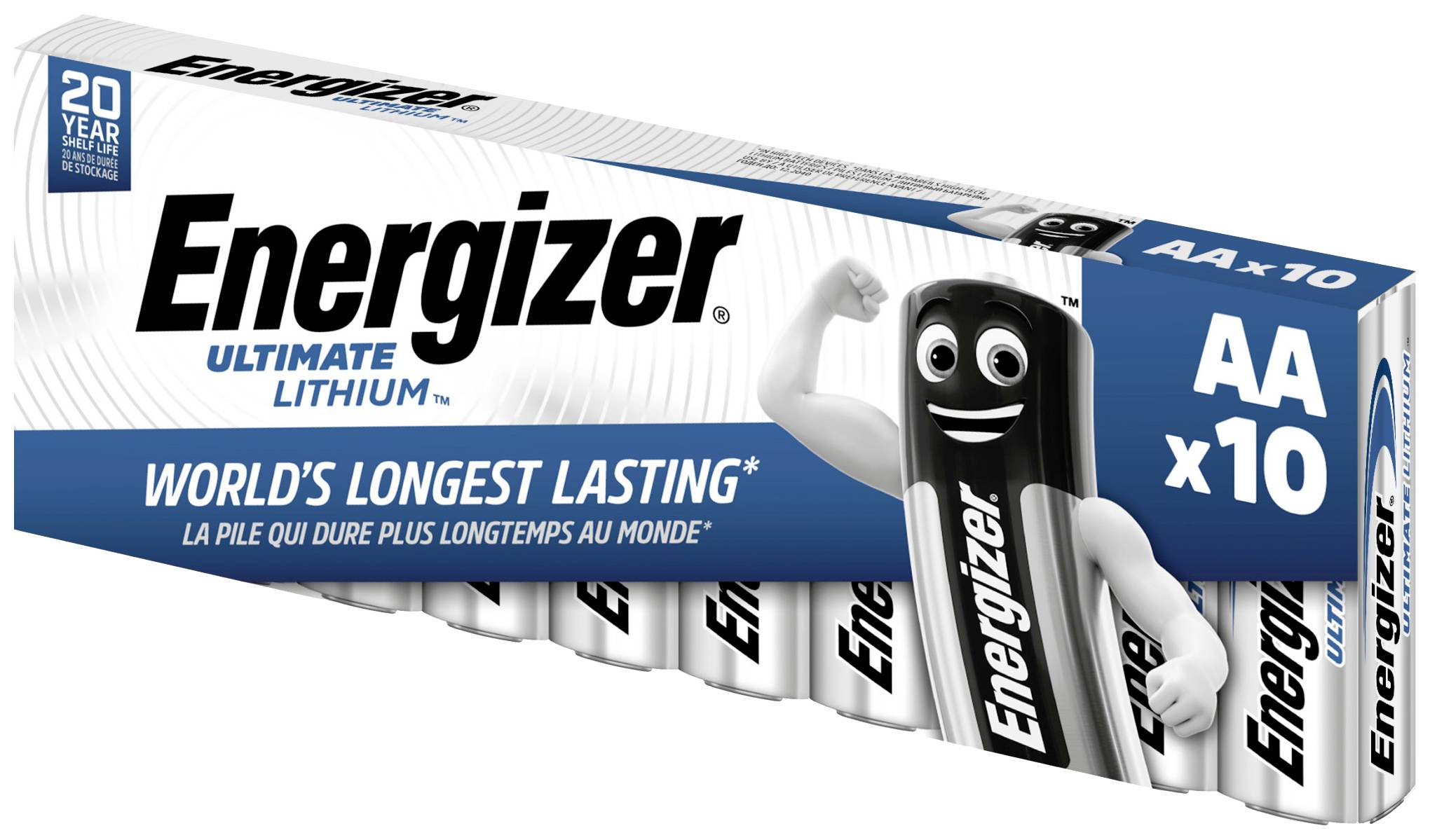 Energizer Ultimate FR6 Mignon (AA)-Batterie Lithium 3000 mAh 1.5V 10St.