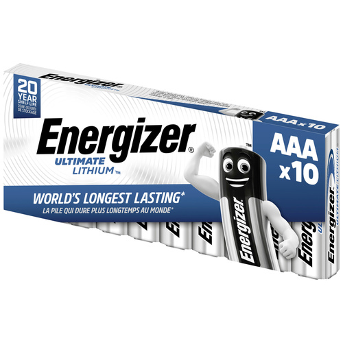 Energizer Ultimate FR03 AAA battery Lithium 1250 mAh 1.5 V 10 pc(s)
