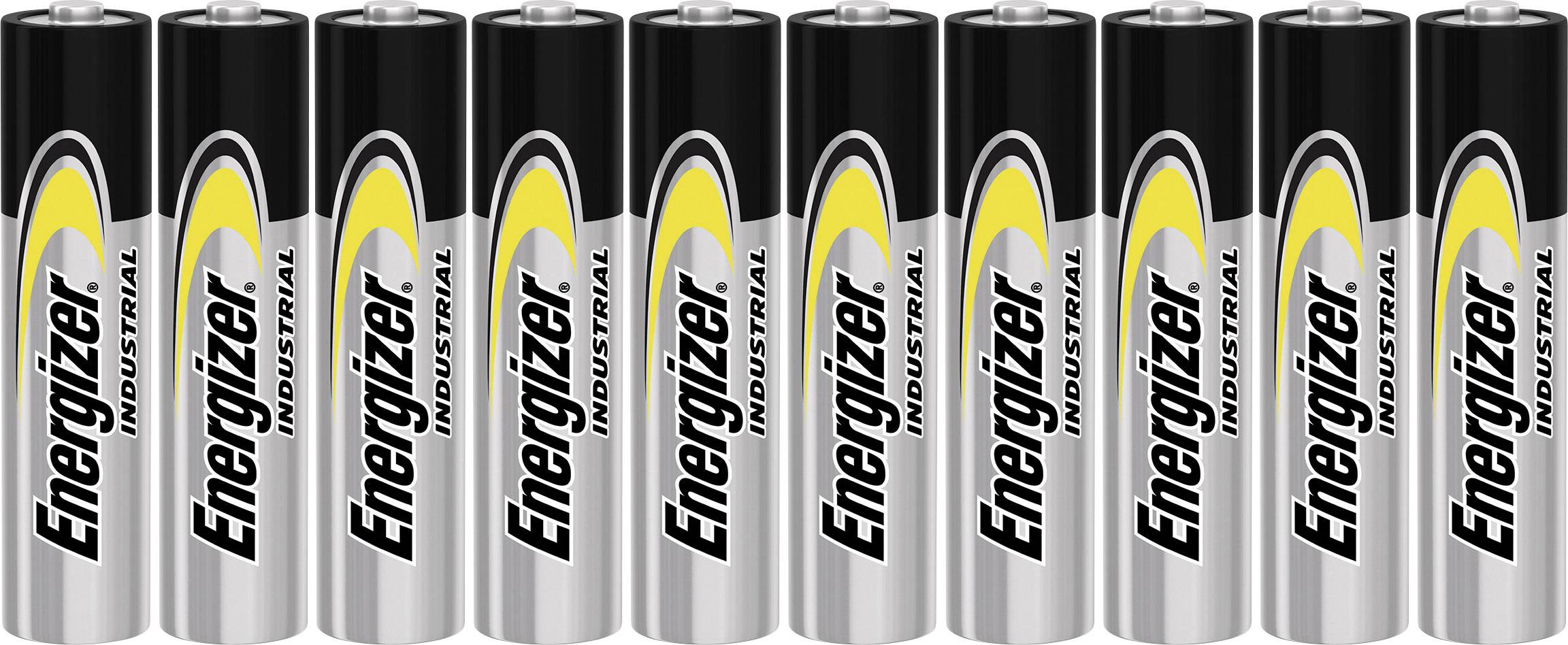 Energizer Industrial LR03 Micro (AAA)-Batterie Alkali-Mangan 1.5 V 10 St.