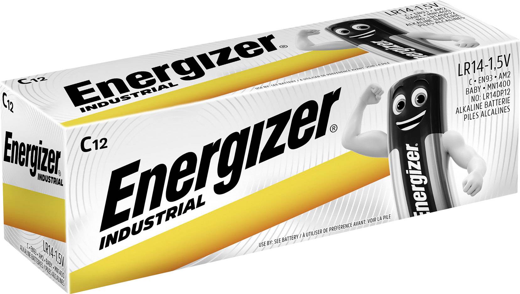 Energizer Industrial LR14 Baby (C)-Batterie Alkali-Mangan 1.5V 12St.