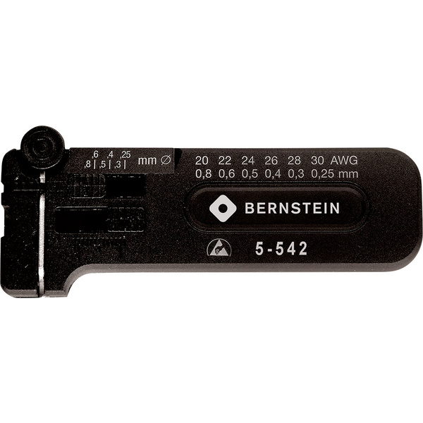 Bernstein Tools 5-542 Drahtabisolierer 0.25 bis 0.8 mm
