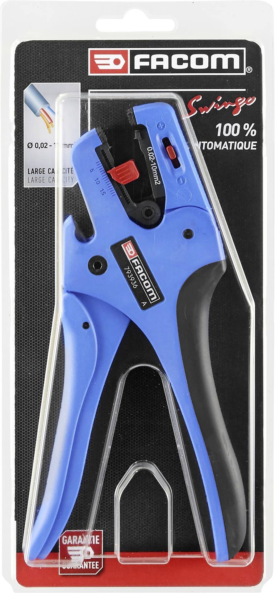 Facom SWINGO 793936PB Automatische Abisolierzange 0.02 bis 10mm²