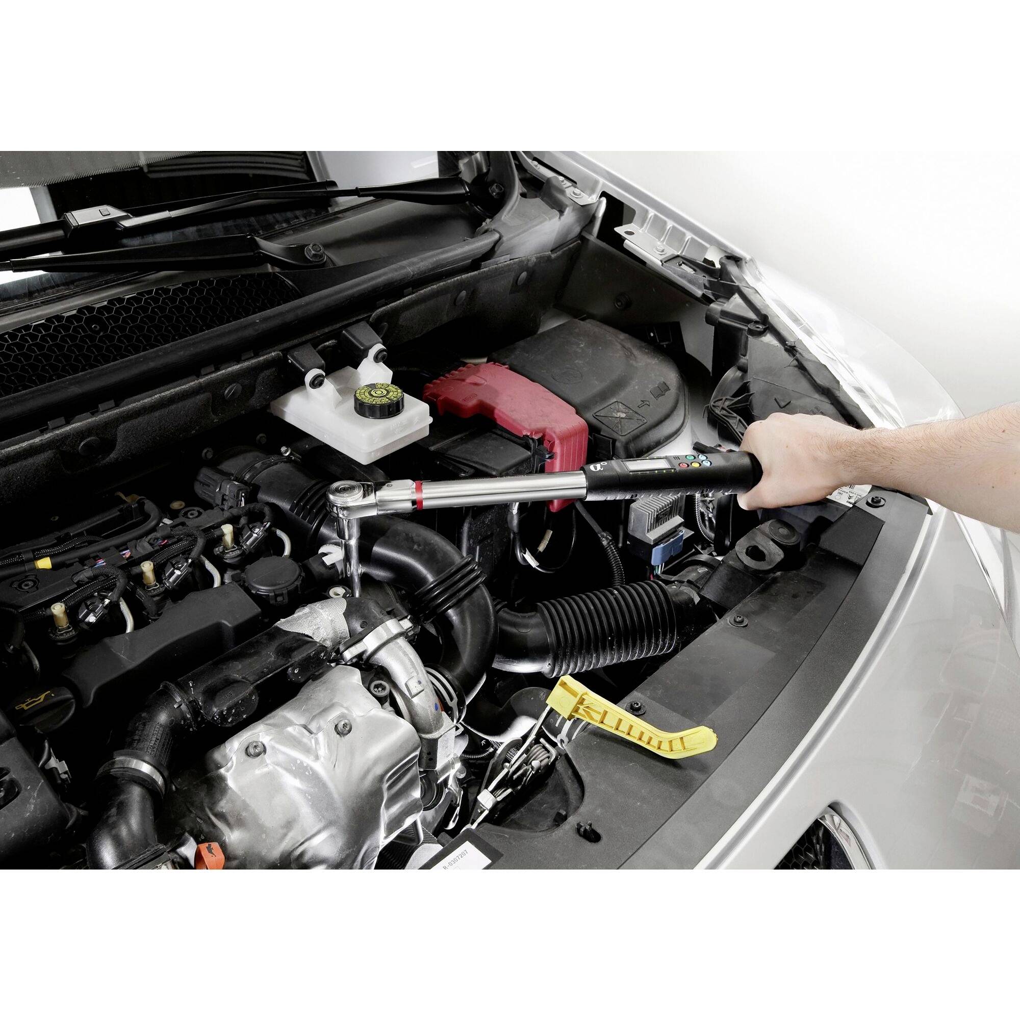 Facom E.316A200S E.316A200S Drehmomentschlüssel mit Winkelknarre 1/2" (12.5 mm) 10 - 200 Nm