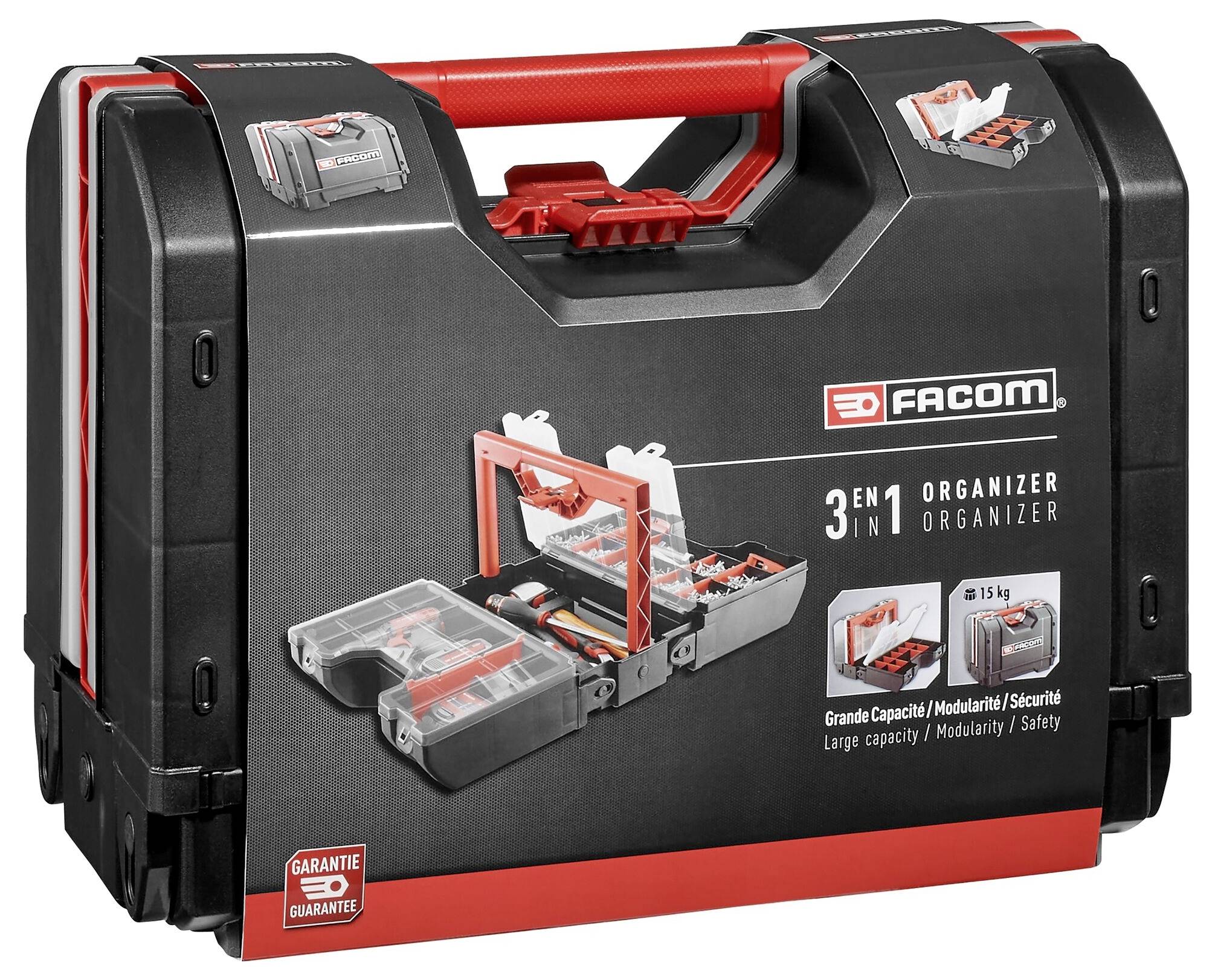 Facom BP.Z46APB Werkzeugkasten unbestückt Kunststoff Schwarz