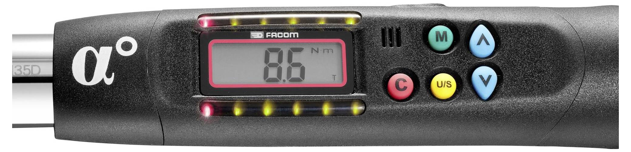 Facom E.316A30R E.316A30R Drehmomentschlüssel mit Winkelknarre 1/4" (6.3 mm) 1.5 - 30 Nm