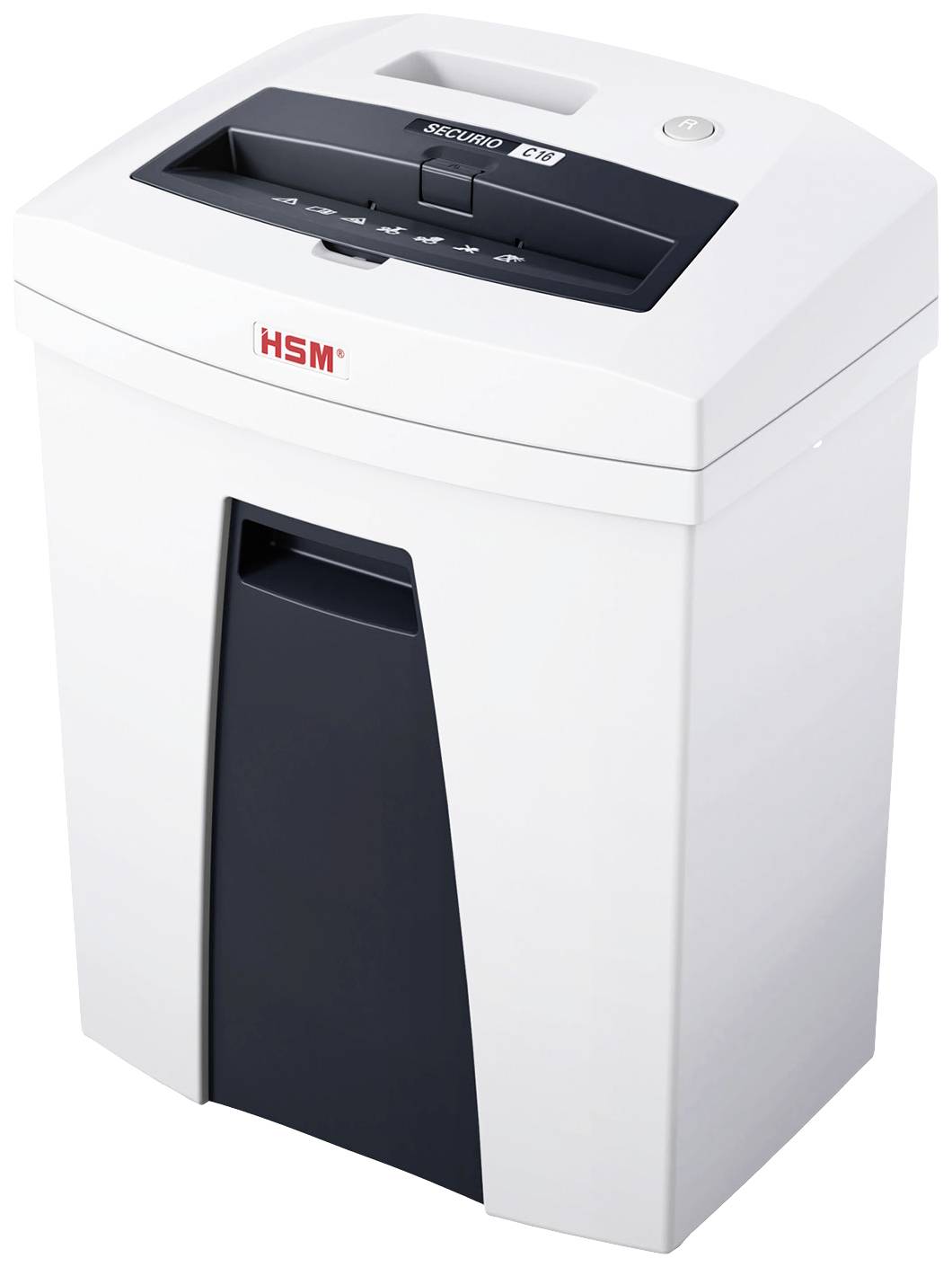 HSM SECURIO C16 Aktenvernichter 6 Blatt Partikelschnitt 4 x 25mm P-4 25l Vernichtet auch Büroklammern, Heftklammern, Kreditkarte