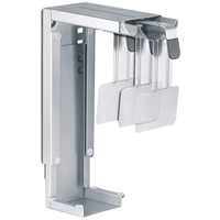 Neomounts PC Halterung Untertisch CPU-D100SILVER CPU-D100SILVER Silber Belastbar bis=30 kg Neomounts PC Halterung Untertisch CPU-D100SILVER CPU-D100SILVER Silber Belastbar bis=30 kg