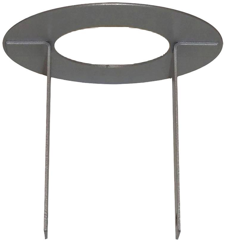 Metallanker mit ovaler Spitze und zwei langen, dünnen Stäben, die nach unten zeigen.