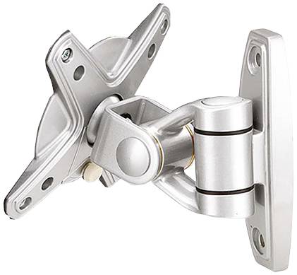 Wandhalterung mit Gelenkarm aus Metall, geeignet für die Befestigung eines Monitors oder Flachbildschirms.